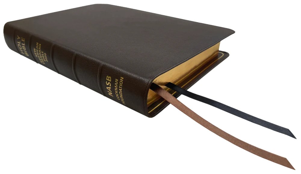 Lockman NASB 2020 Prime SideColumn Reference Brown Goatskin Bible