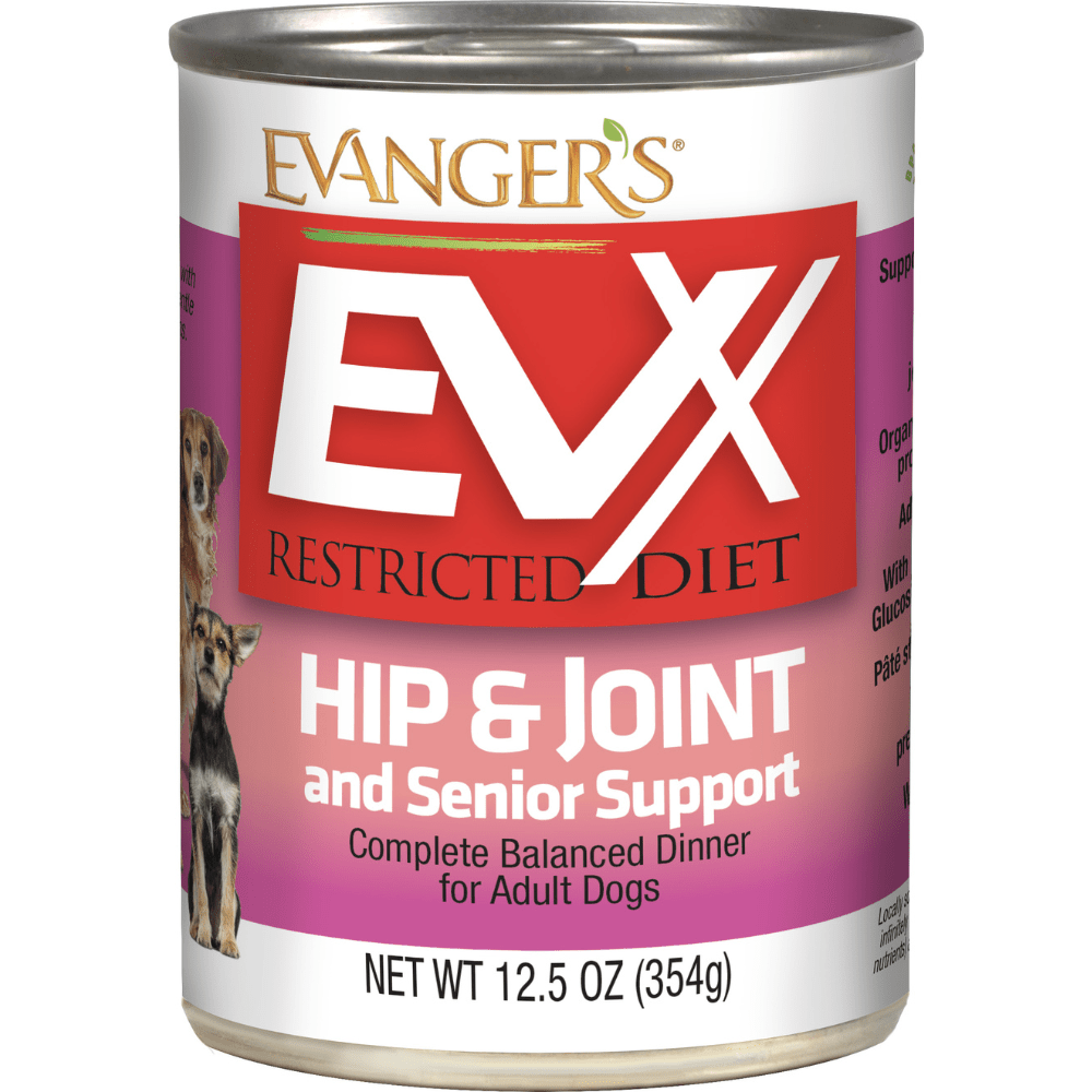 EVX Restricted Diet Hip & Joint and Senior Support for Dogs Evanger