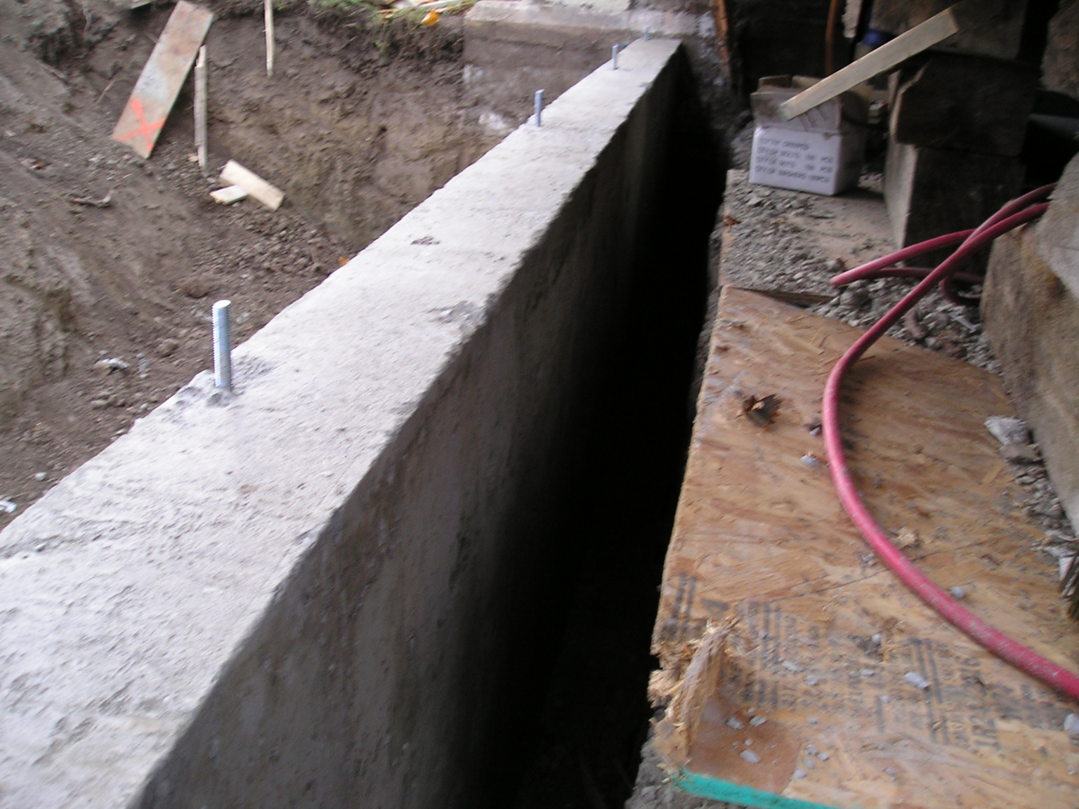 Foundation repair and replacement Evans Construction