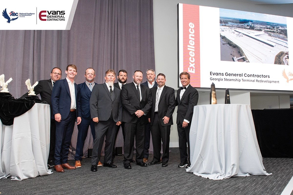ABC Recognizes Evans with Second EIC Award Evans General Contractors