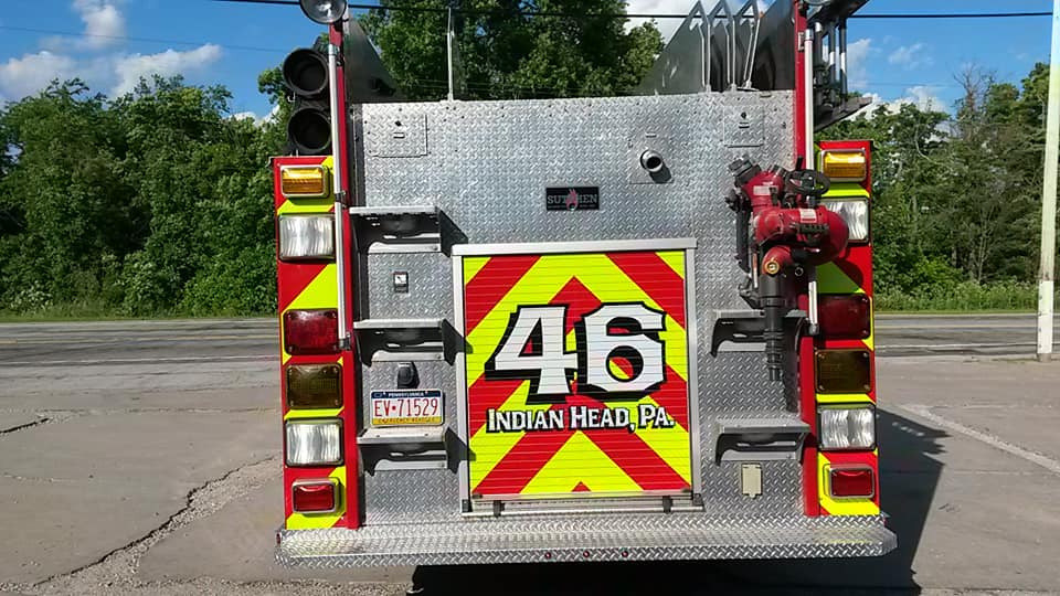 Saltlick Twp Engine 46 Rear Chevron Evans Graphics