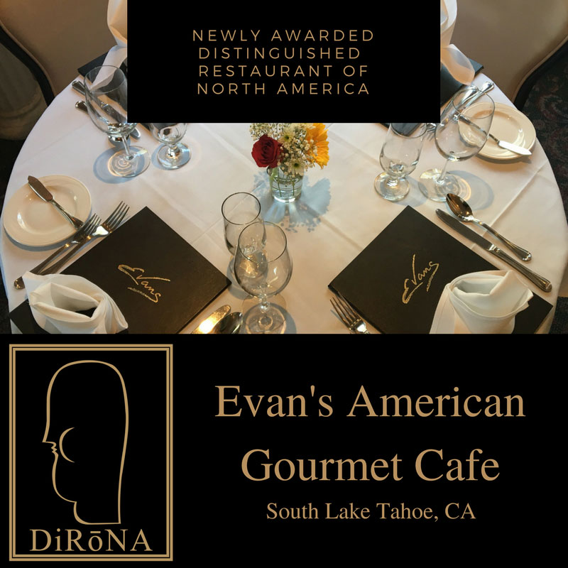 Evans American Gourmet Cafe Fine Dining Cuisine in Lake Tahoe