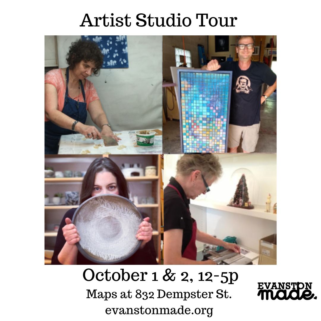 Evanston Made Artist Studio Tour Oct 1 & 2 Evanston RoundTable