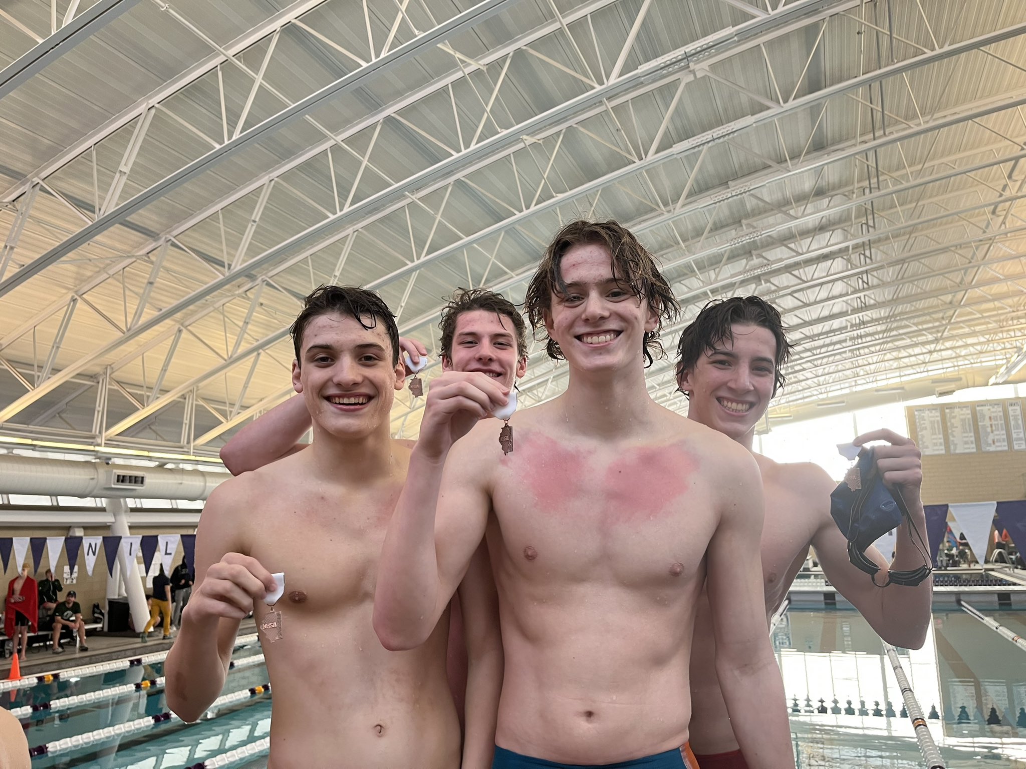 ETHS boys swimming and diving 5 individuals and 2 relay teams going to