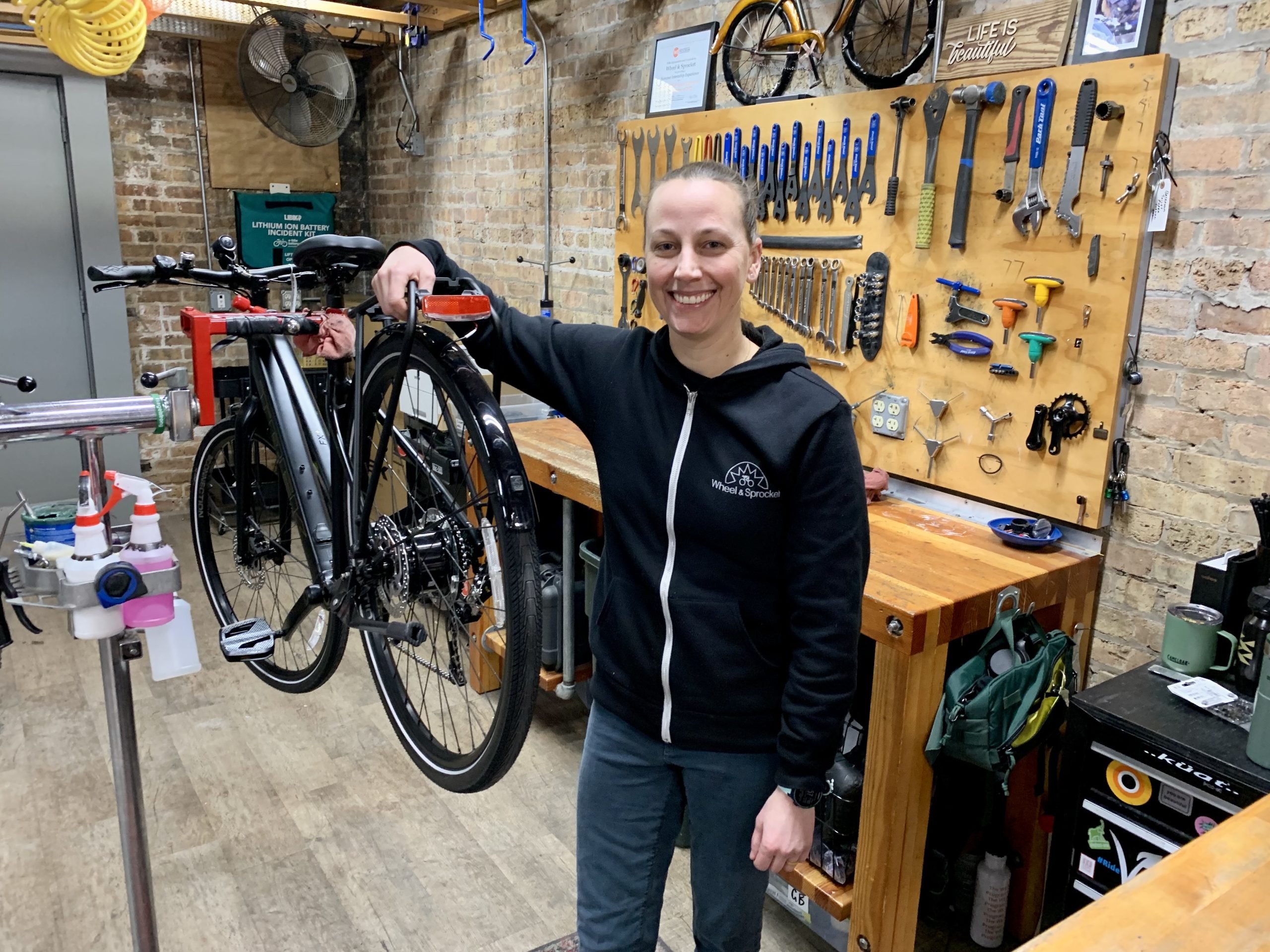 Wheel & Sprocket's Brauer charts her own bike path Evanston RoundTable