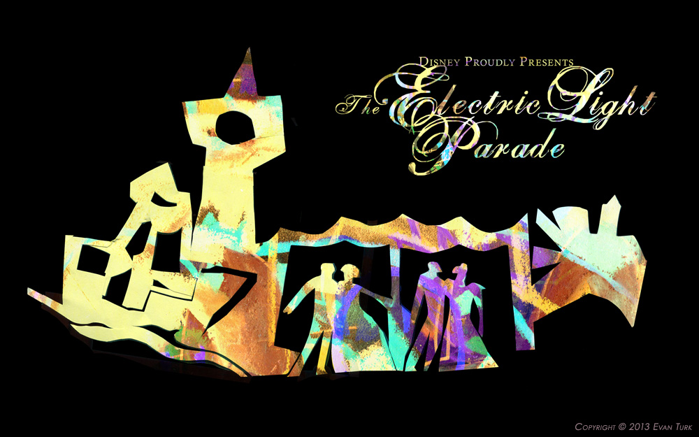 Disney's Electric Light Parade — Evan Turk Illustration