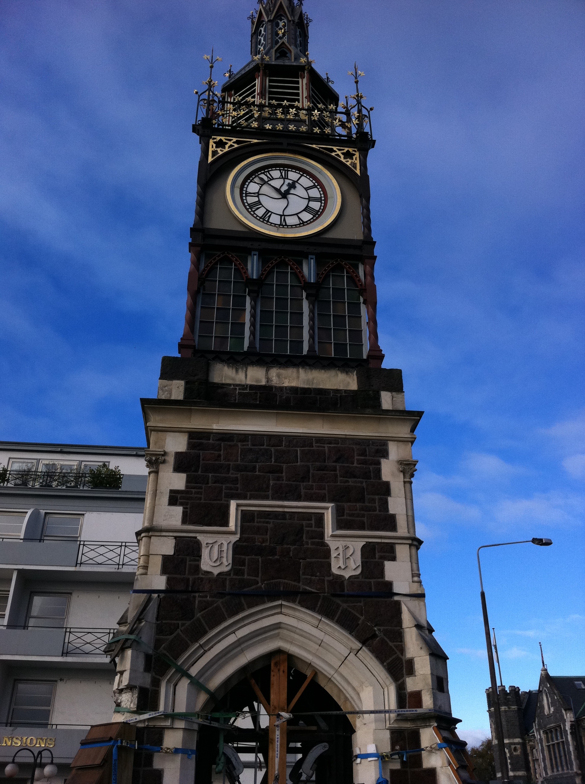 Victoria jubilee clock tower Nya Zeeland 2013