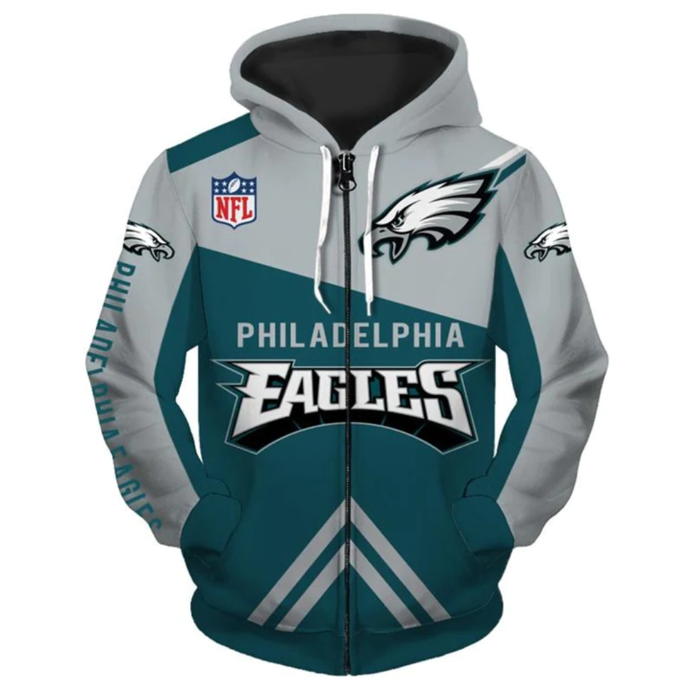 Philadelphia Eagles Hoodies All Over Print V55 On Sale Vascara