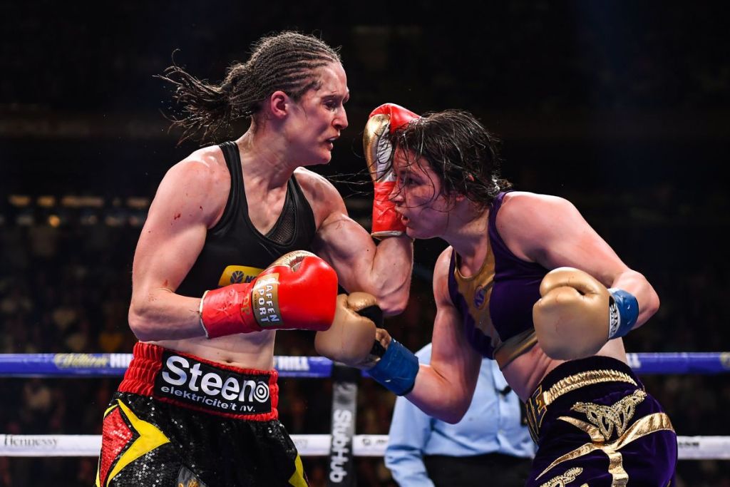 Delfine Persoon & Katie Taylor (Matchroom Boxing)