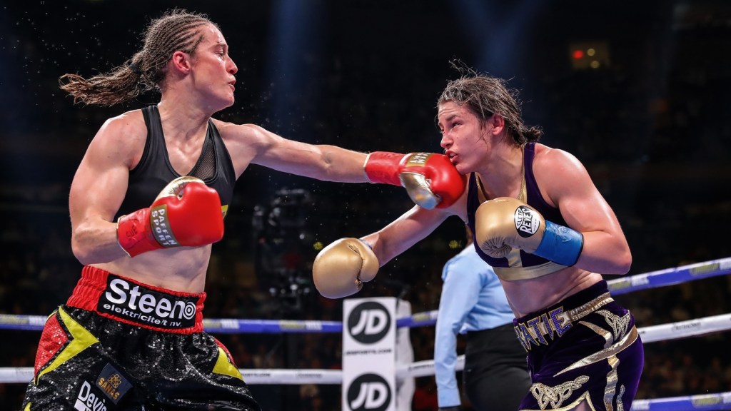 Delfine Persoon & Katie Taylor (Matchroom Boxing)