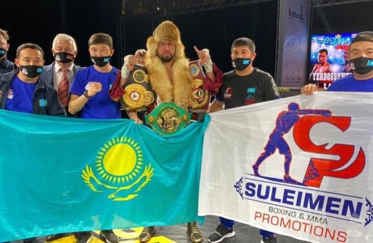 Yerbossynuly retuvo su cinto AMB-Internacional en Minsk