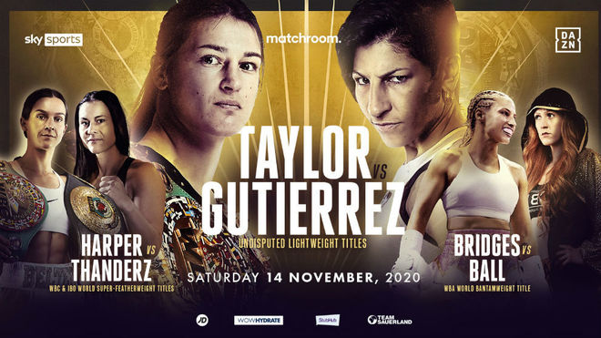 KATIE TAYLOR VS MIRIAM GUTIÉRREZ EL 14 DE NOVIEMBRE