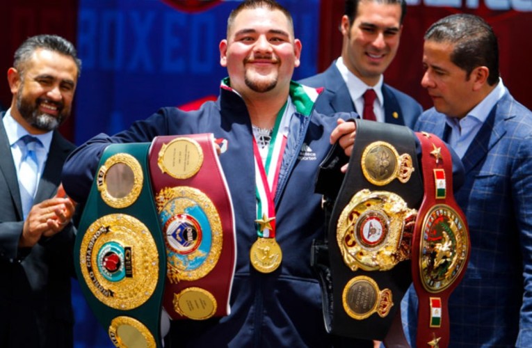 Andy Ruíz batalló contra la depresión y 310 libras de exceso “Estoy listo para recuperar mis cinturones”