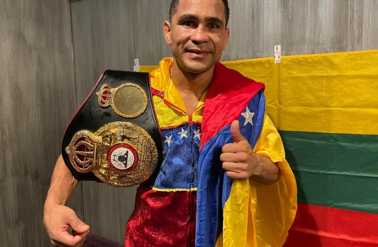 Gabriel Maestre nuevo campeón mundial interino welter