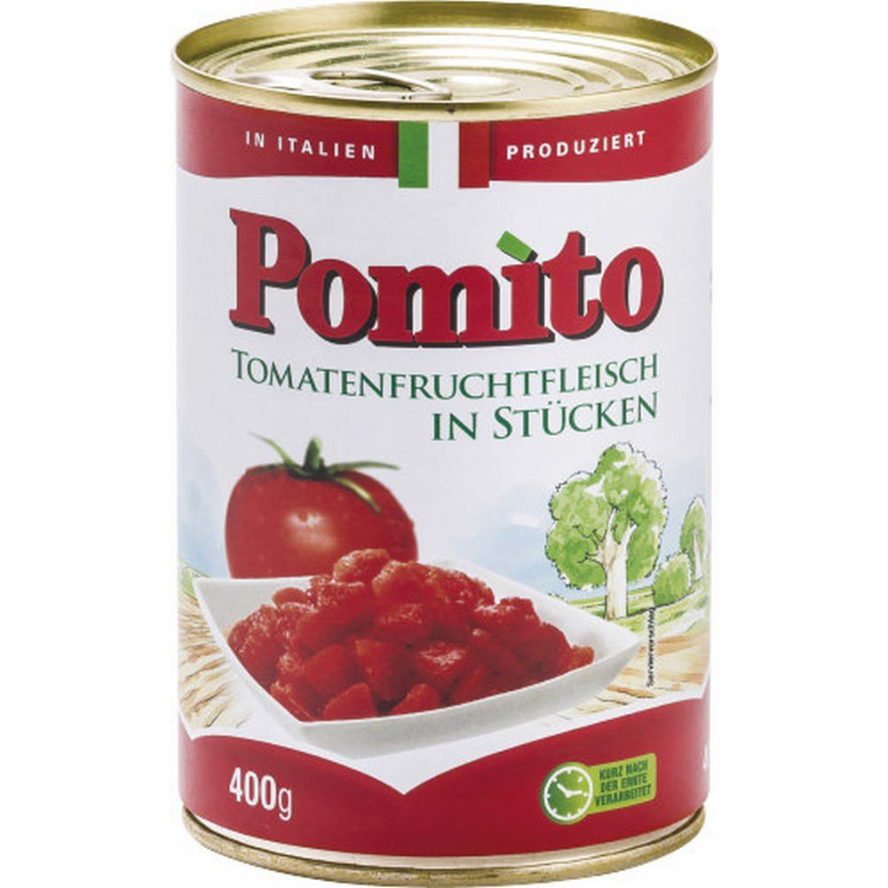 pomito chunky tomatoes 400g can from wholesale and import