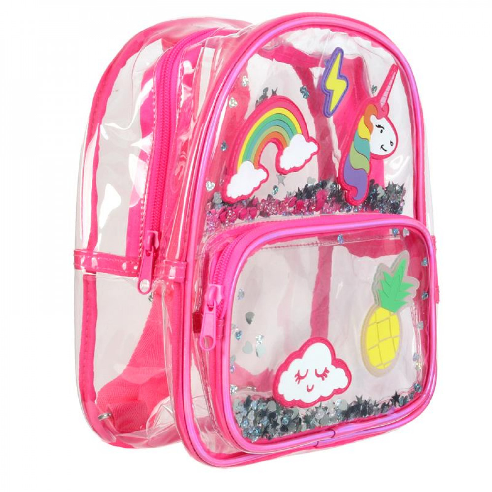 girly backpack with patch and sequin for kids from wholesale and import