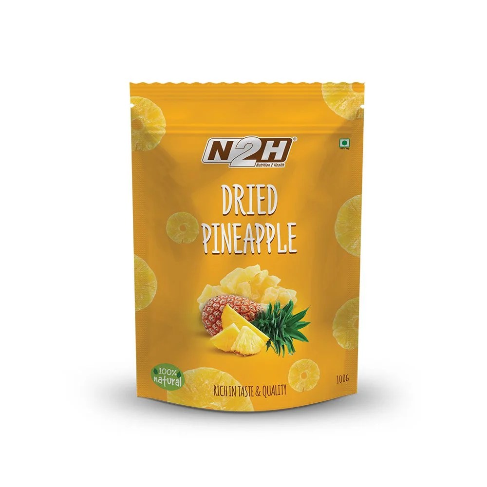 HOME DELIVERY of N2H Dried Pineapple 100 Gram ORDER NOW