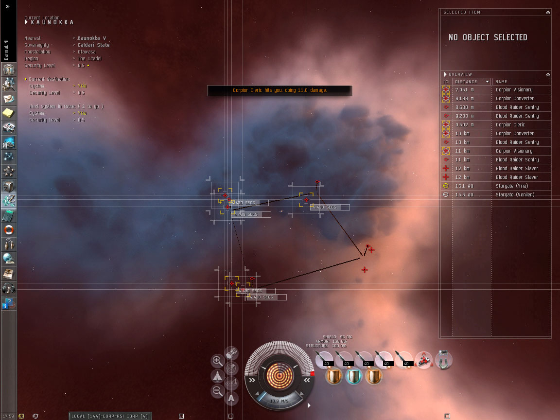 EVEInfo / EVE Online Missions / Level 3 Missions / The Rogue Slave Trader (2 of 2) Downing The