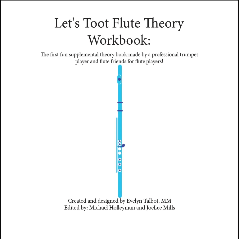 Flute Theory Workbook 1 Let's Toot by Evelyn Talbot