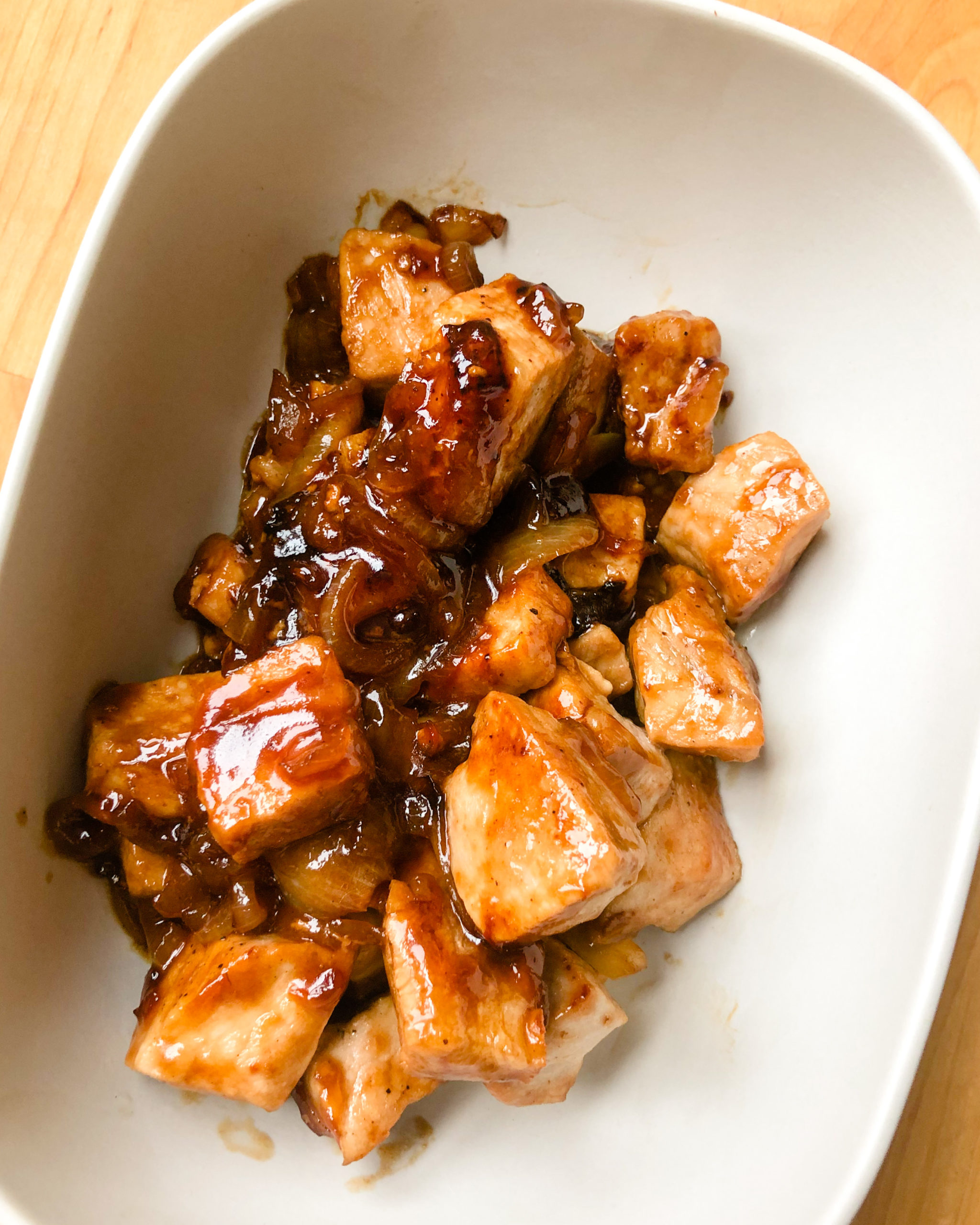 recette de porc en sauce LA VIE COZY PAR EVE MARTEL