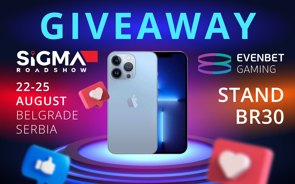 EvenBet Gaming Is Giving Away iPhones at SiGMA Balkans & CIS 2022 EvenBet Gaming