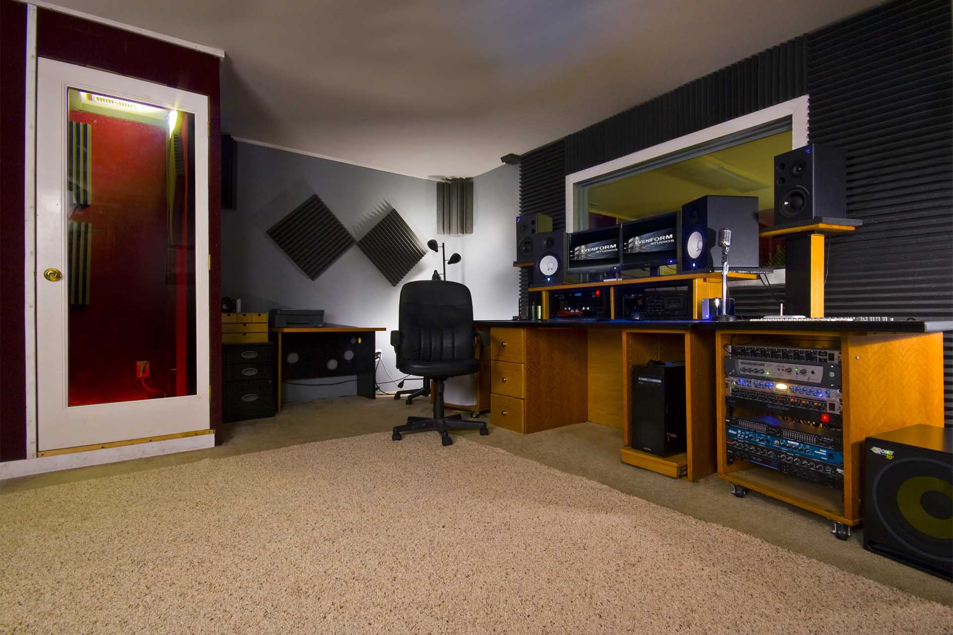 Raleigh Recording Studio Evenform Recording Studio North Carolina