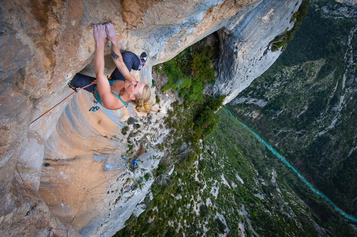 Climbing in the Verdon Evening Sends