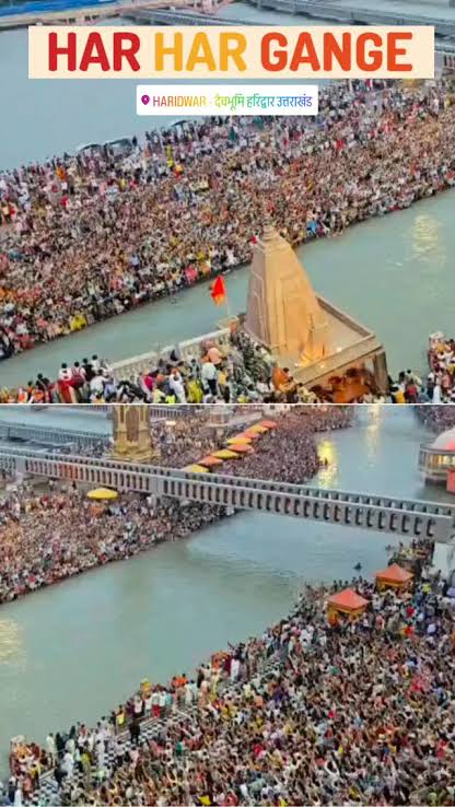 हरिद्वार और गंगोत्री में गूंजा ‘हर-हर गंगे’, गंगा दशहरा पर श्रद्धालुओं की भारी भीड़