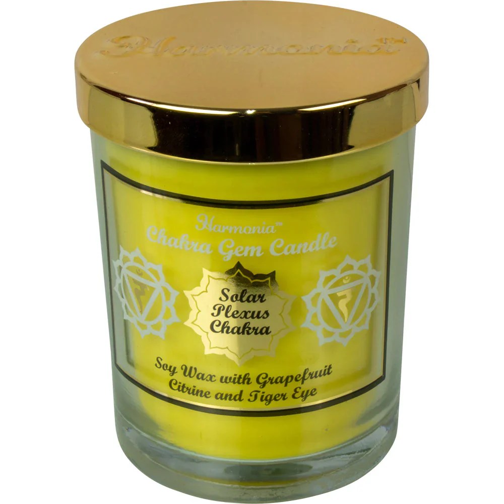 Harmonia Chakra Gem Candle Solar Plexus Chakra Evenstar's Chalice