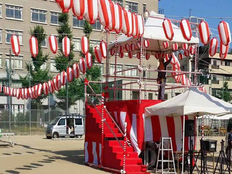 祭り櫓設営レンタルなら！ 大阪 東京 奈良 全国対応のイベント21へ！