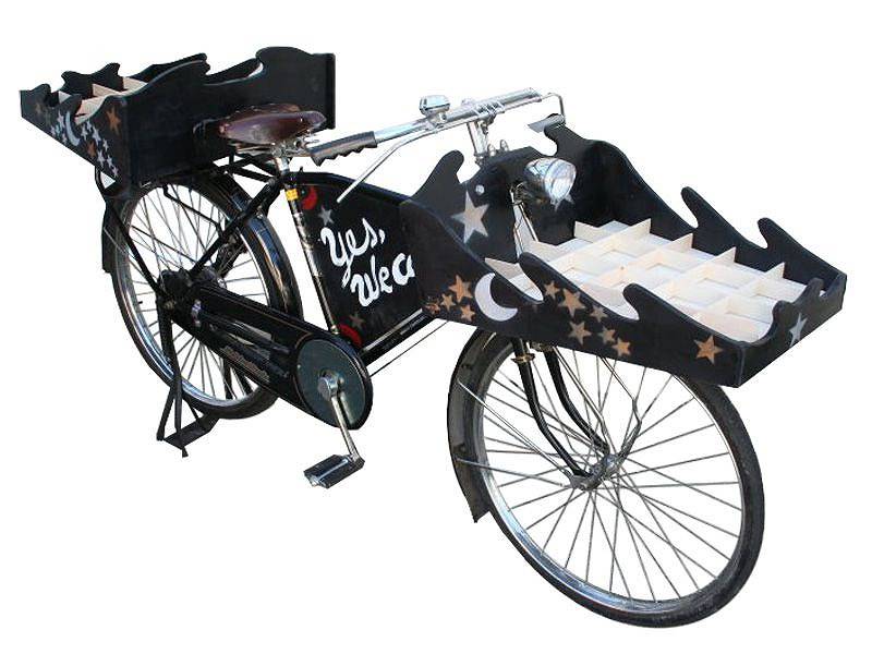 デザート配達用自転車のレンタルや設営業者は東京 大阪 神奈川 全国 イベント21へ!