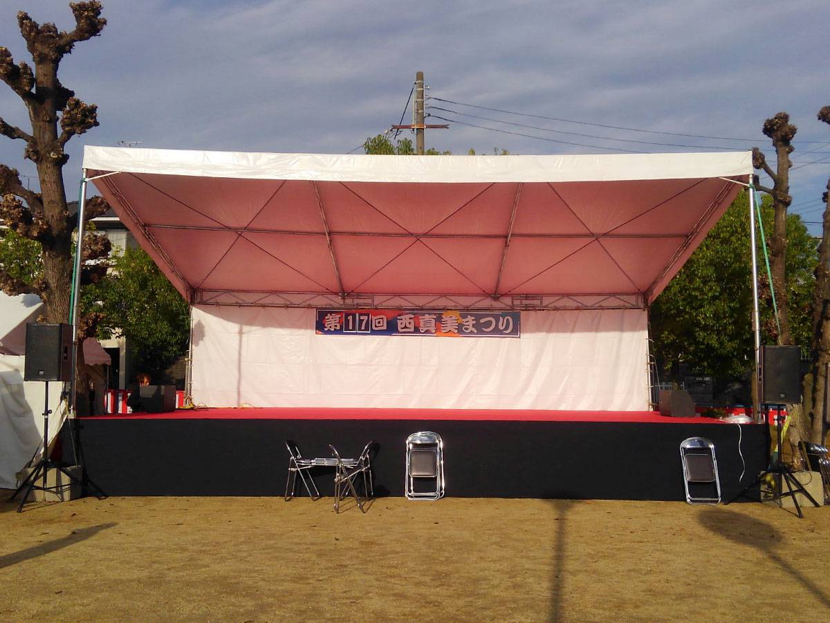 イベント用ステージレンタル設営なら！東京 大阪 奈良