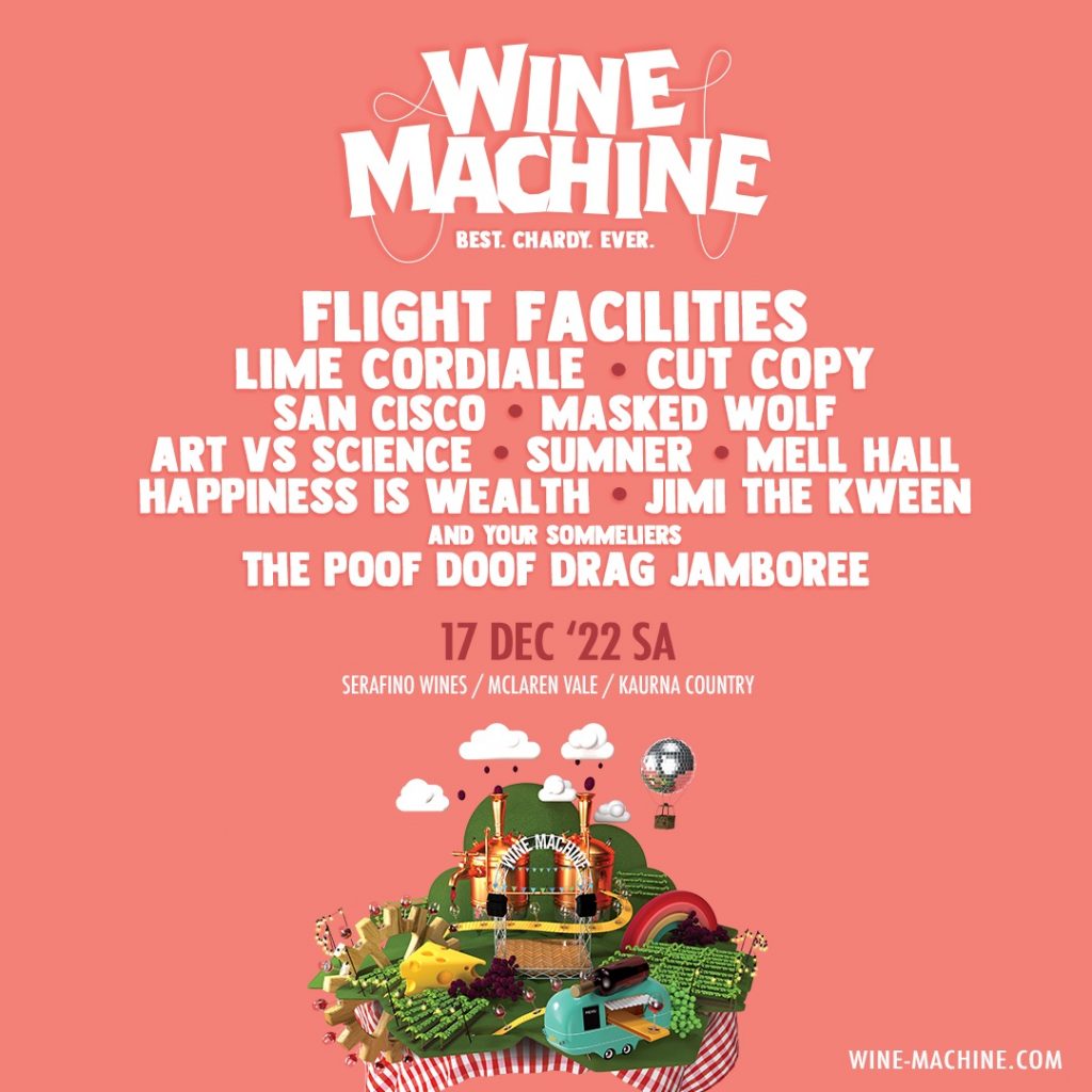 Wine Machine adds BIG names to the line up! Eventalaide