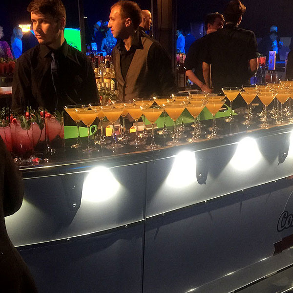 ZIP Bar Curved Unit eventCCG China, Cutlery & Glassware Hire For