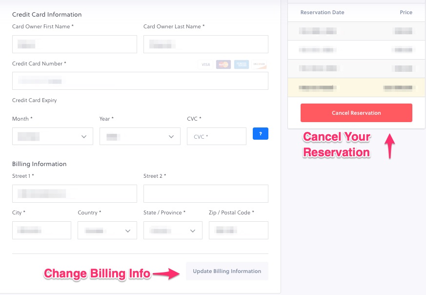 How Do I Edit My Reservation? EventConnect