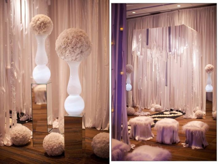 Mirror pedestals and the beauty of them! Event Decor Hire