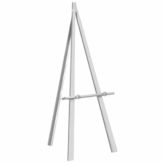 White Easel Hire Event Decor Hire