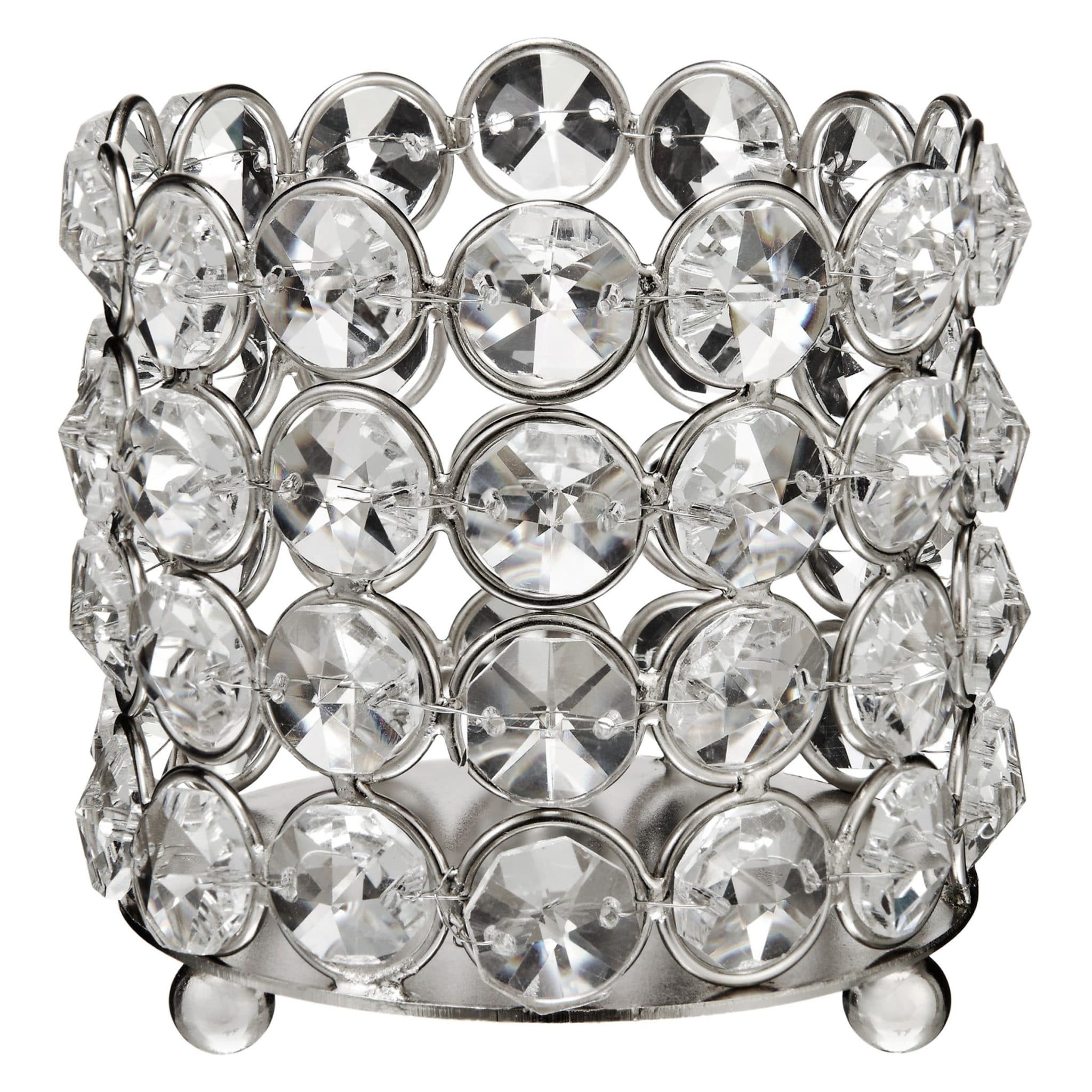 Crystal Tea Light Holders Event Decor Hire