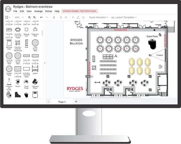Event Diagramming Software front page - EventDraw
