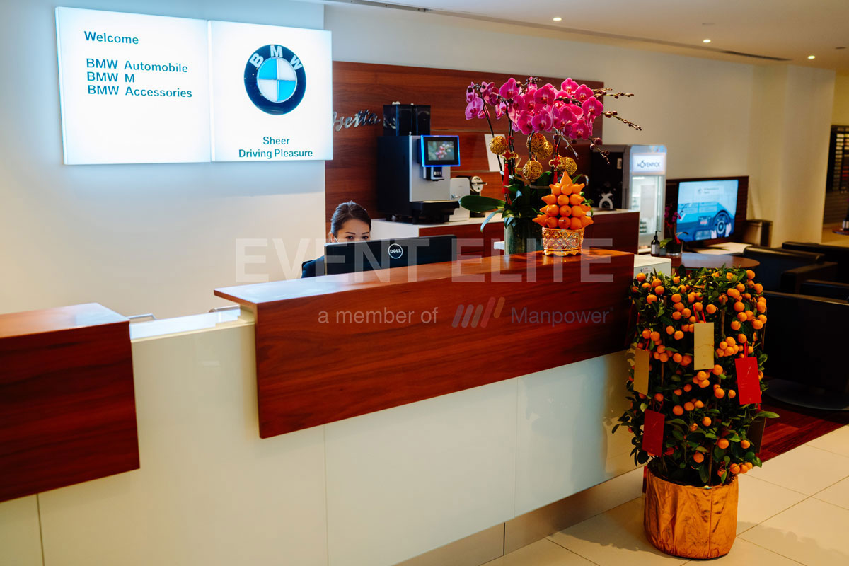 BMW CNY Showroom Activities EVENT ELITE a member of Manpower®