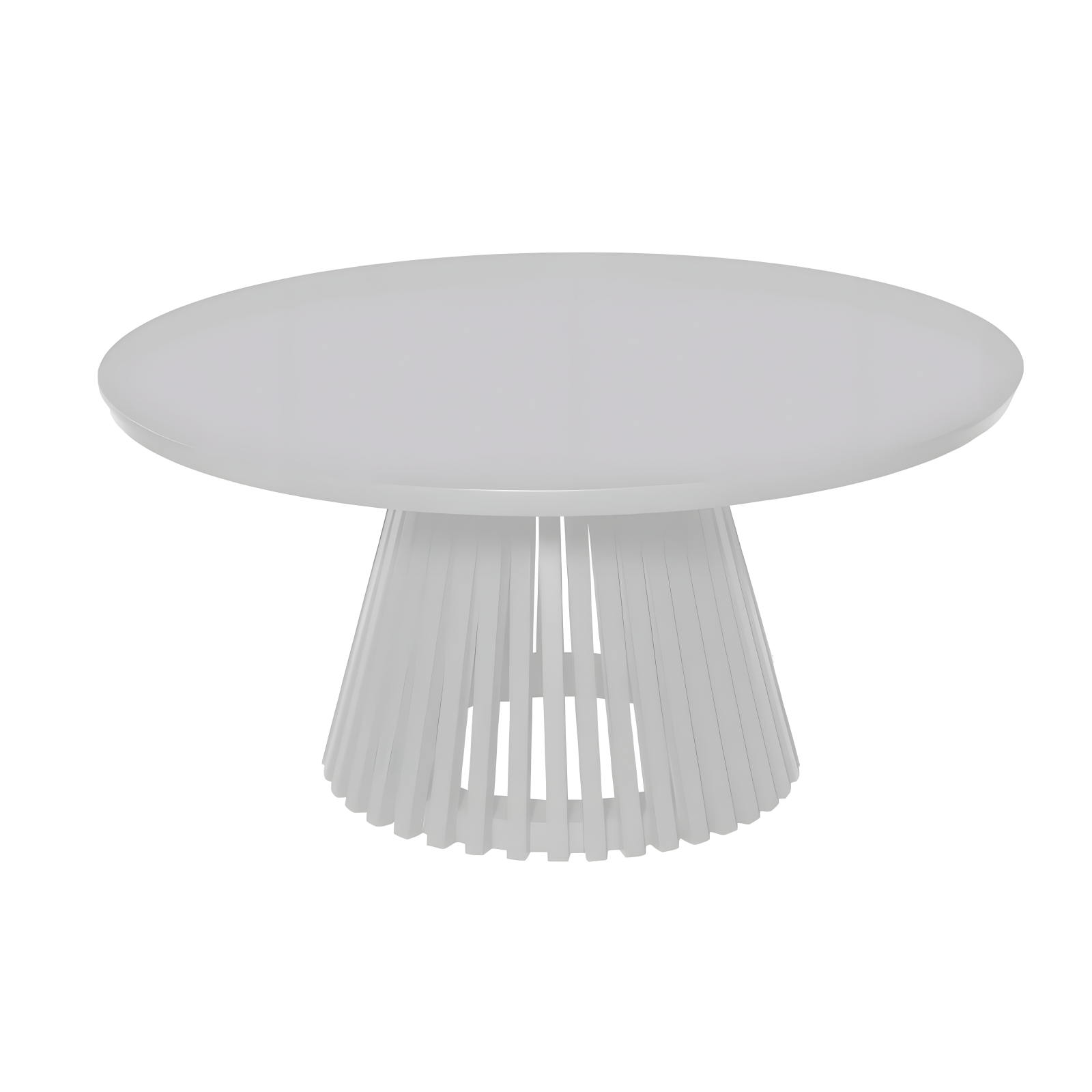 [Rental] White Wood Round Table for Rent in Dubai