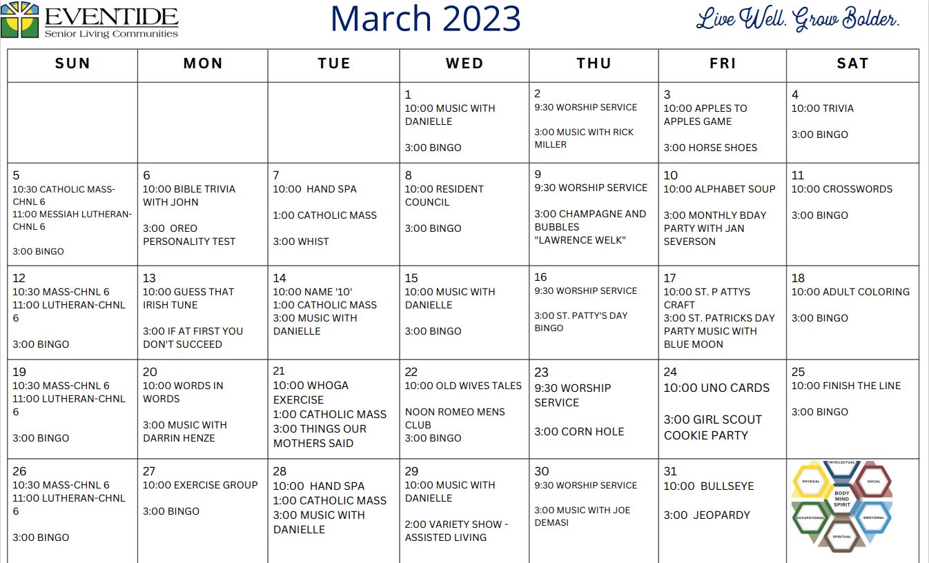 Sheyenne Crossings Care Center Eventide Senior Living