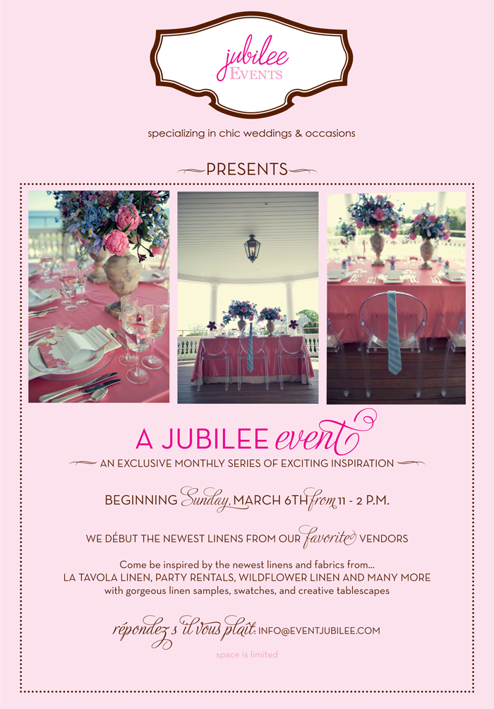 Introducing a New Event Series A Jubilee Event Connecticut Wedding