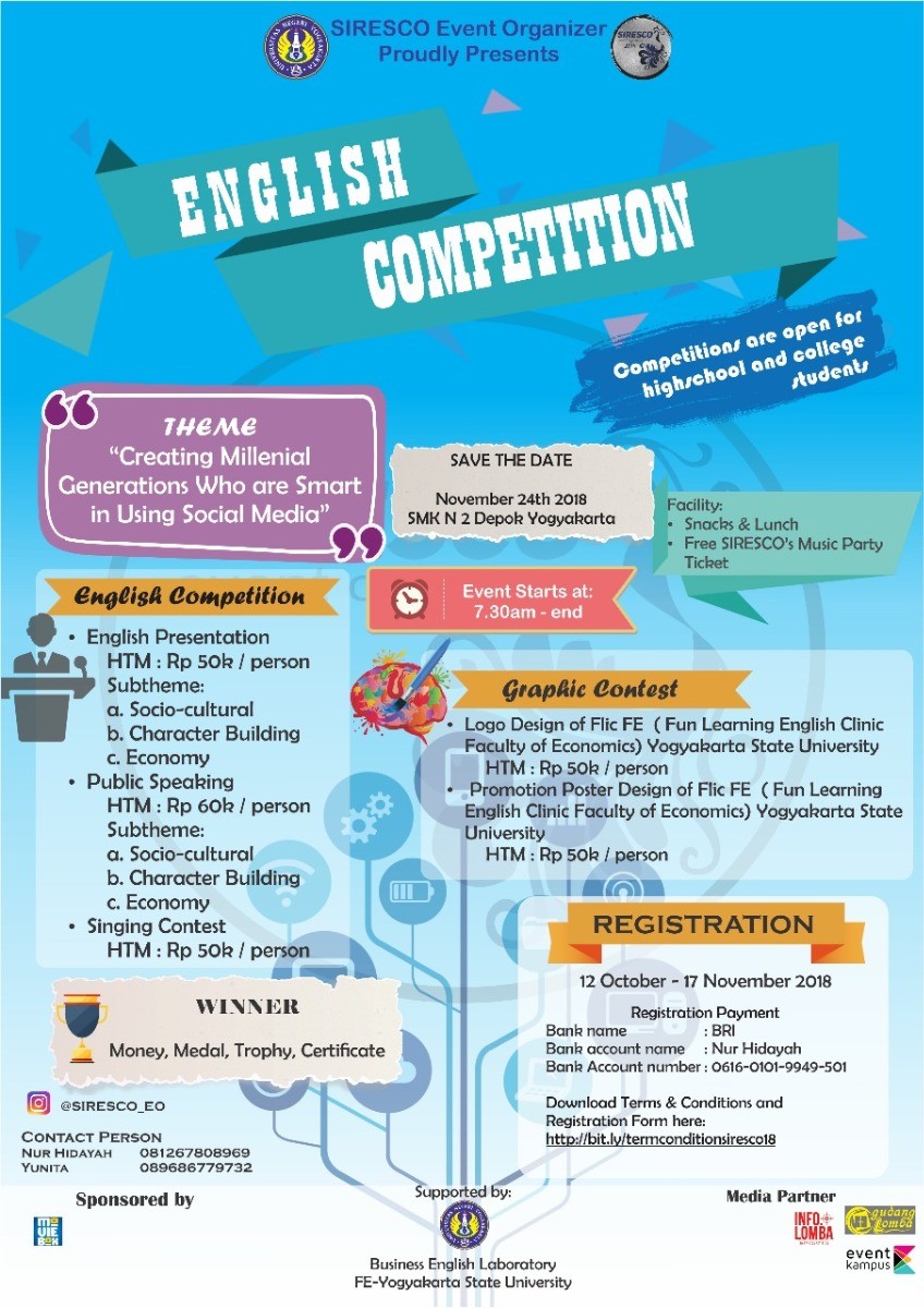 Poster English Competition