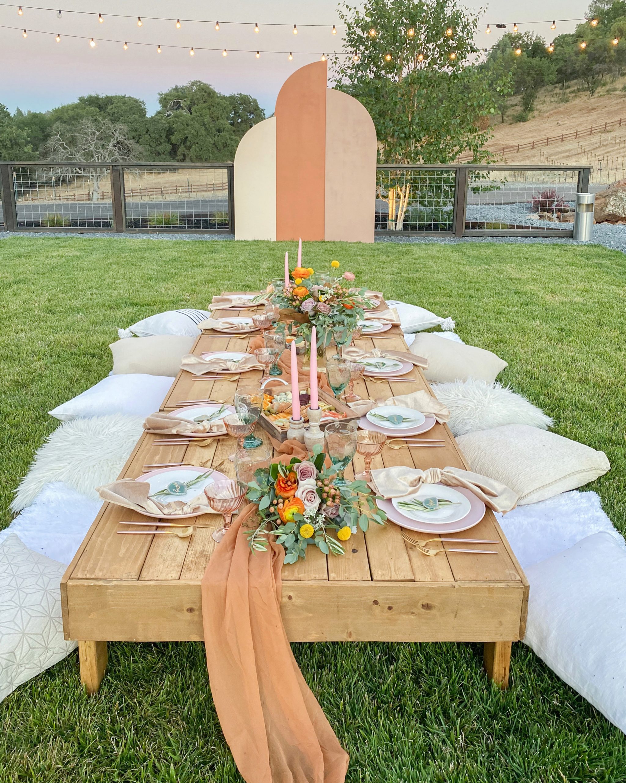 Boho Picnic Tables Eventlyst