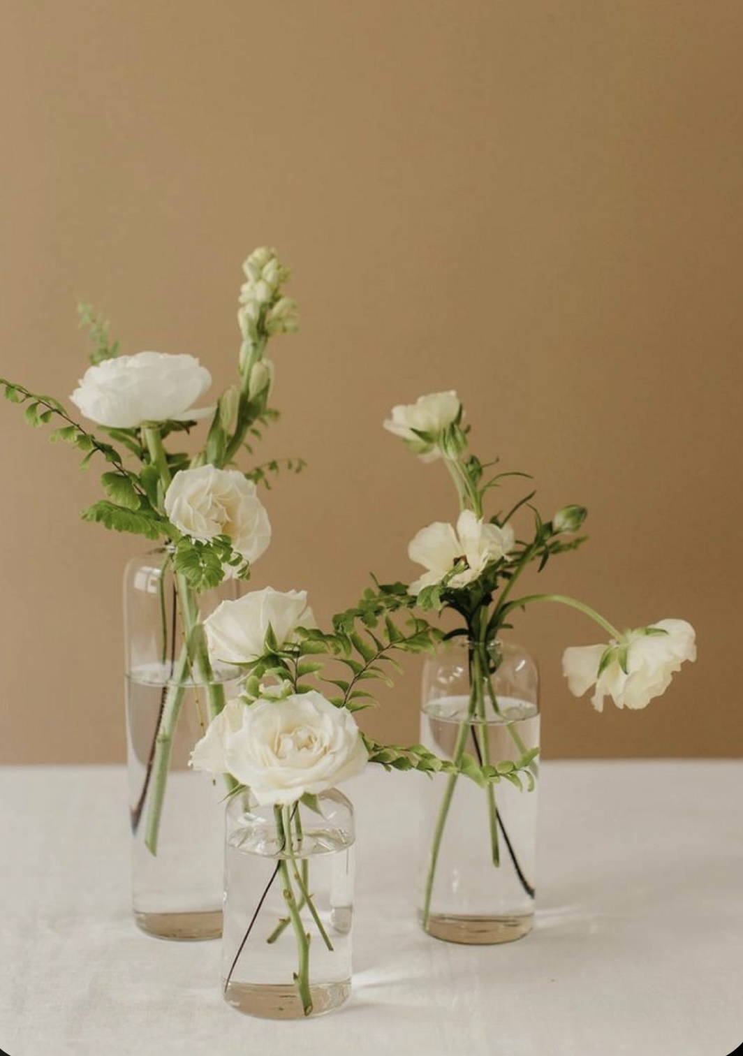 Clear Glass Bud Vases (Small) Eventlyst