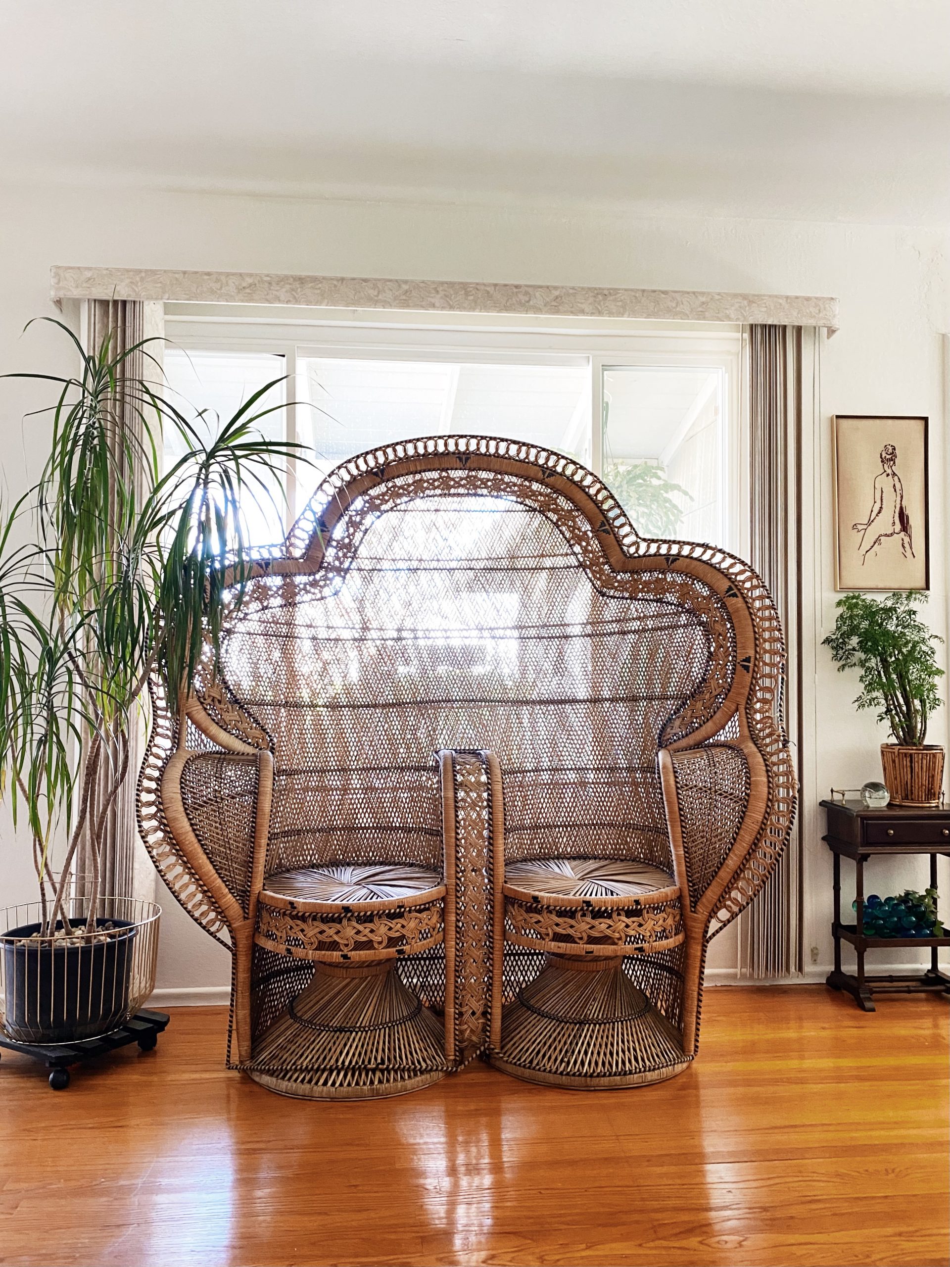 Double Peacock Chair Loveseat "Unity Throne" Eventlyst