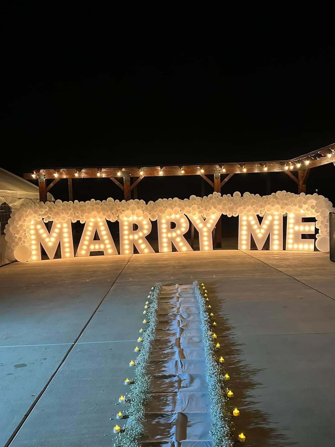 Marry Me Sign Rental Eventlyst