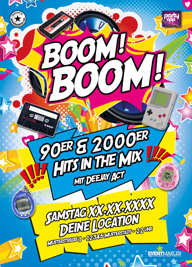 BOOM BOOM MEGA 90er & 2000er Party