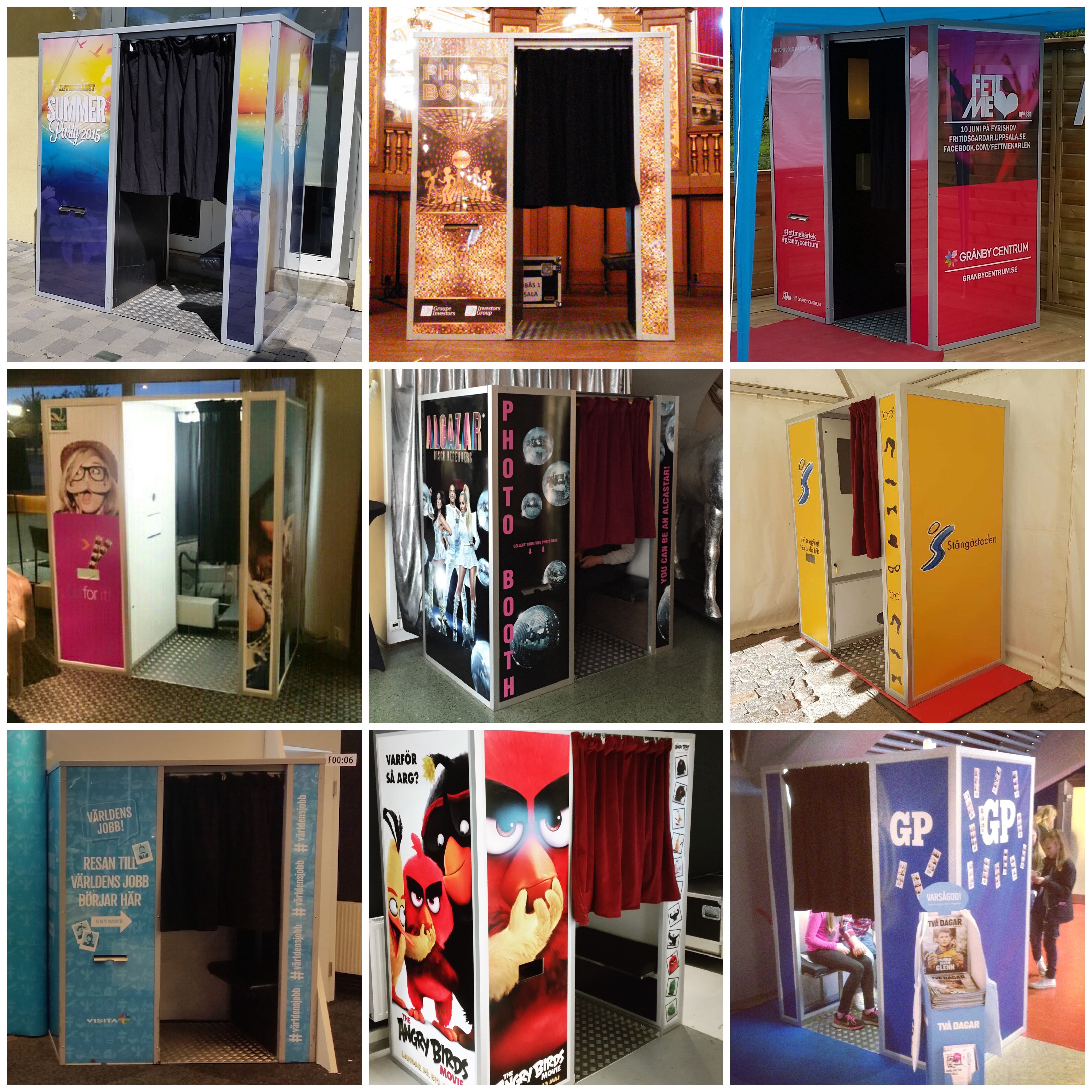 Custommade photo booths Eventomatic